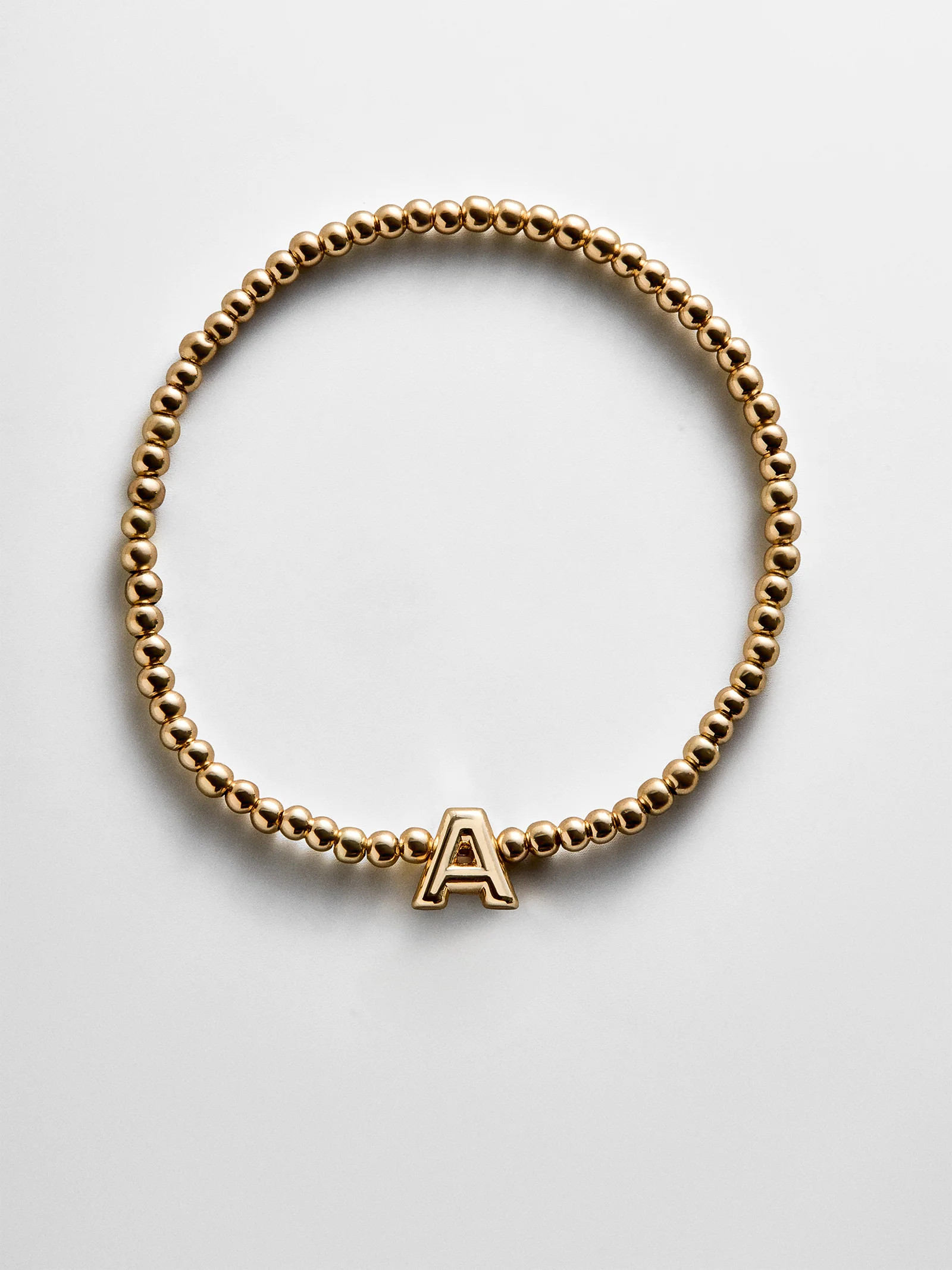 Bubble Letter Pisa Bracelet - Initial Pisa Bracelet | BaubleBar