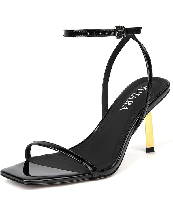 Mesh Kitten Heels for Women Pointed Closed Toe Mule Heeled Sandals Sexy Slip On Dress Pumps | Amazon (US)