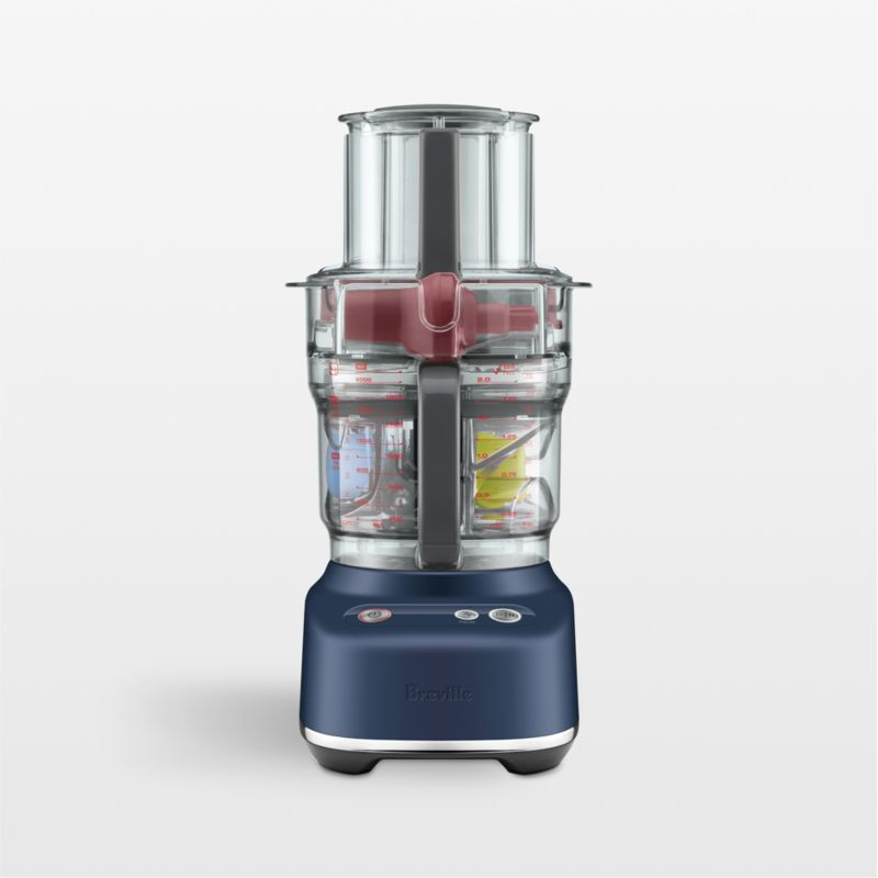 Breville Paradice 9-Cup Food Processor in Damson Blue + Reviews | Crate & Barrel | Crate & Barrel
