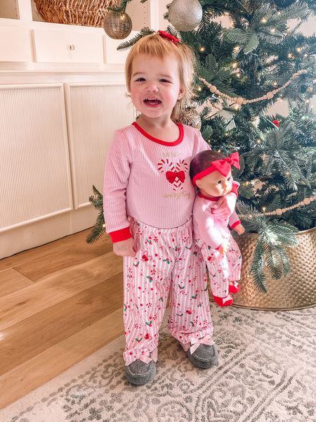 American Girl pajamas and matching bitty baby pajamas #christmaspajamas

#LTKHoliday #LTKkids #LTKbaby