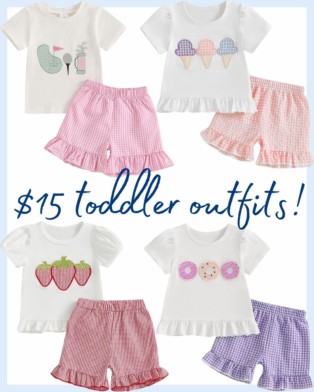 $15 toddler outfits on Amazon!

kids style | girls | boys | playtime | dresses | outfits | shop | cotton | sets | ruffle | scallop | preppy | coastal | southern | baby | seasonal | classic style  | preppy style | ruffles | scallops | pjs |  

 #LTKBaby #LTKKids