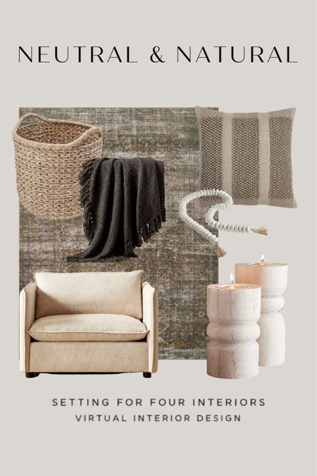 Neutral & natural - organic modern furniture and decor

Loloi rug, armchair, candle holders, pillow, basket, bead decor, throw blanket, brown, beige, white, black, area rug, Amazon home, Amazon finds, founditonamazon, sale, budget, affordable, earthy, living room, bedroomm

#LTKhome #LTKsalealert #LTKfindsunder50