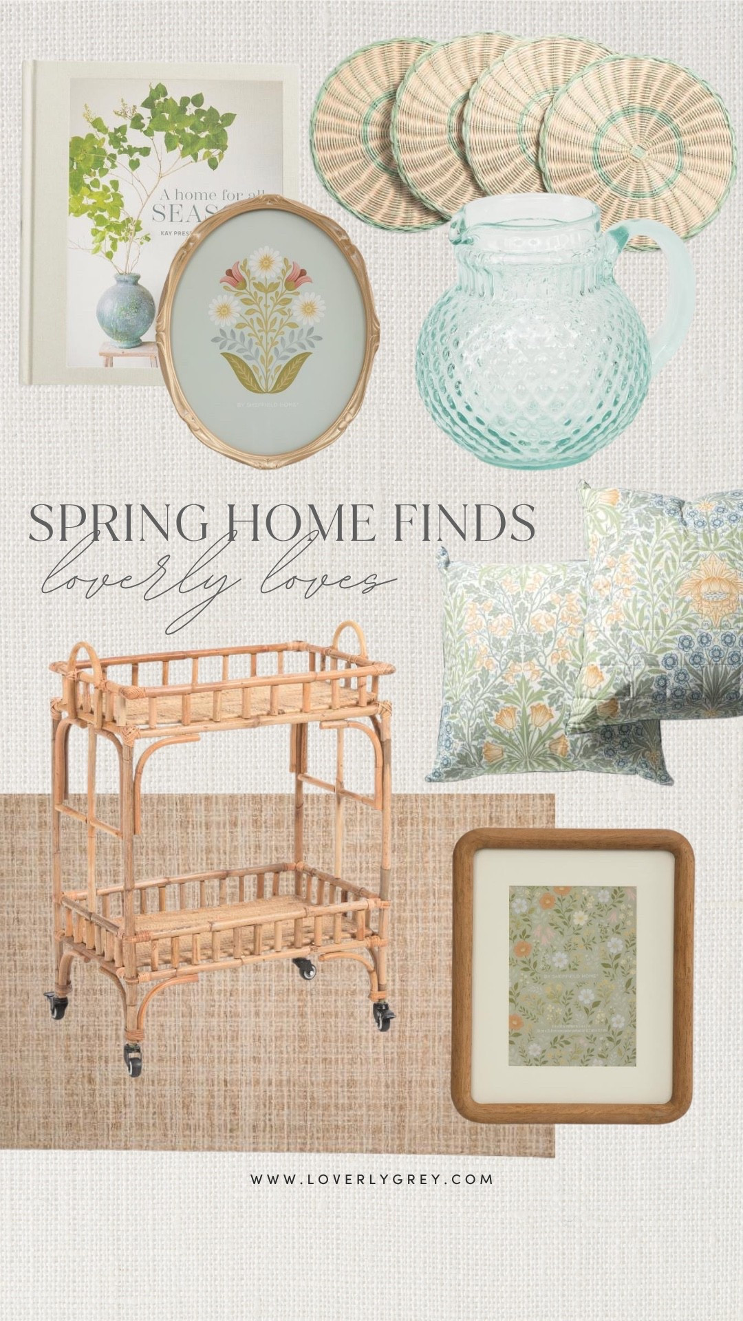 Spring has areived which means it’s time for updating your home decor! I am loving all these recent finds from TJMaxx! The bamboo bar cart, place mats, and throw pillows are my favorite!

#LTKdayinmylife #LTKHome #LTKSeasonal
