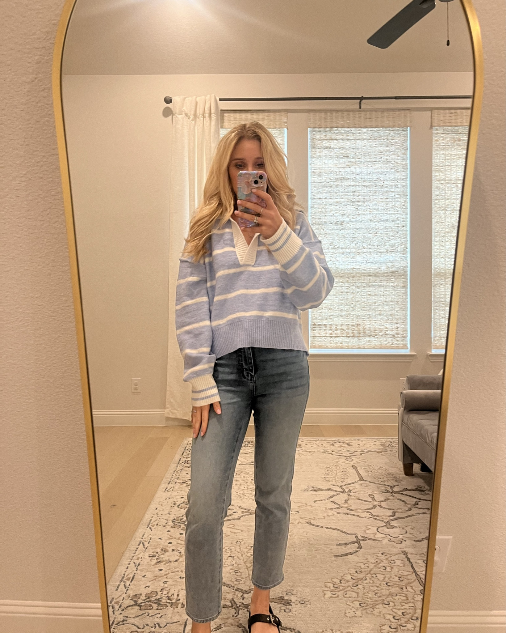 This sweater is a new closet staple for me! It is so cute and cozy! I love how easy it is to throw on with jeans or leggings and looks so cute with either. The color is darling and I will definitely be wearing this sweater all fall/winter. 🤍 (wearing size medium) 

#LTKStyleTip #LTKSeasonal #LTKFindsUnder100