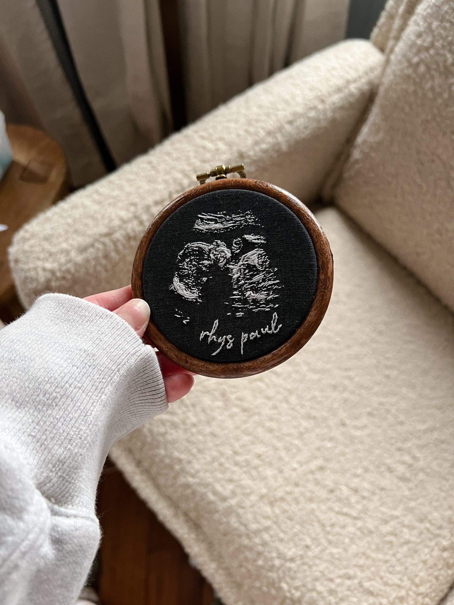 The sweetest embroidery of my son’s ultrasound - I will cherish this forever! It can be used as a Christmas ornament too! 

#LTKBaby