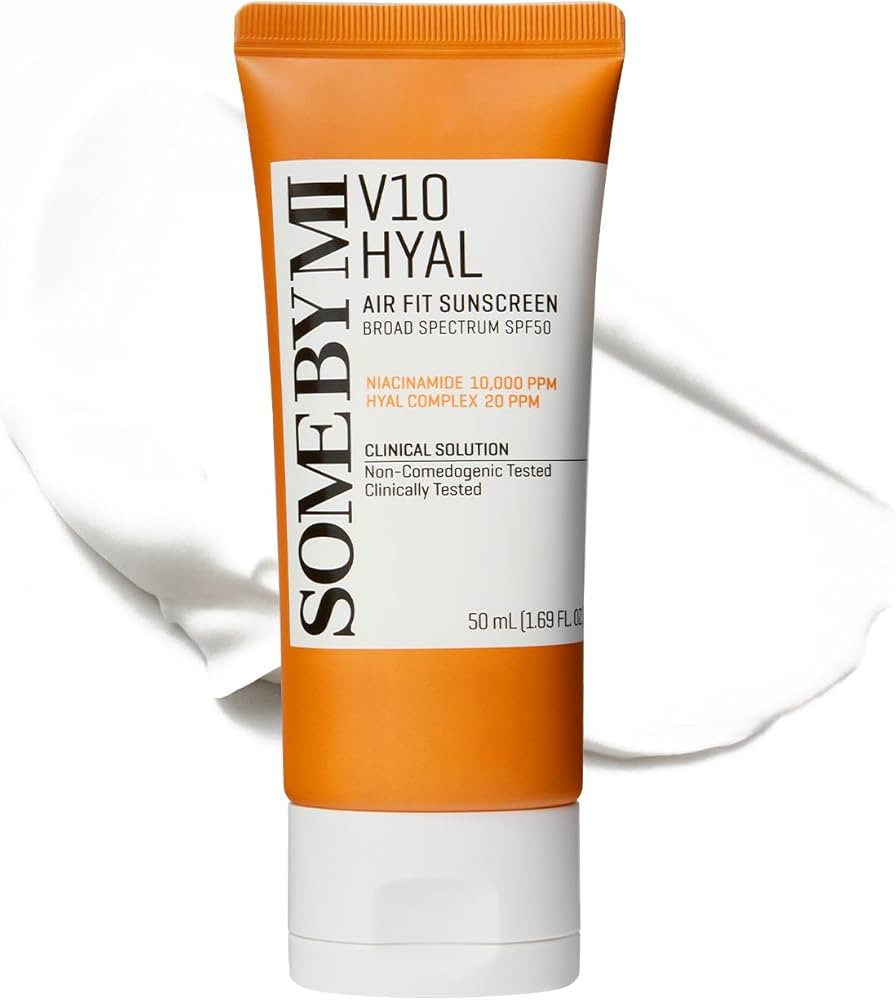 SOME BY MI V10 Hyal Air Fit Sunscreen SPF 50 \u2013 1.69oz, 50ml \u2013 Korean Centella Sunscreen... | Amazon (US)
