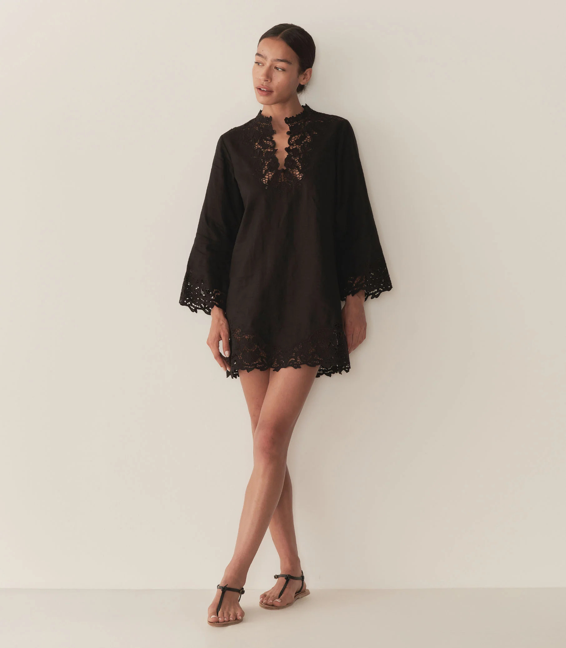 Roselie Tunic - Black | DÔEN | DOEN