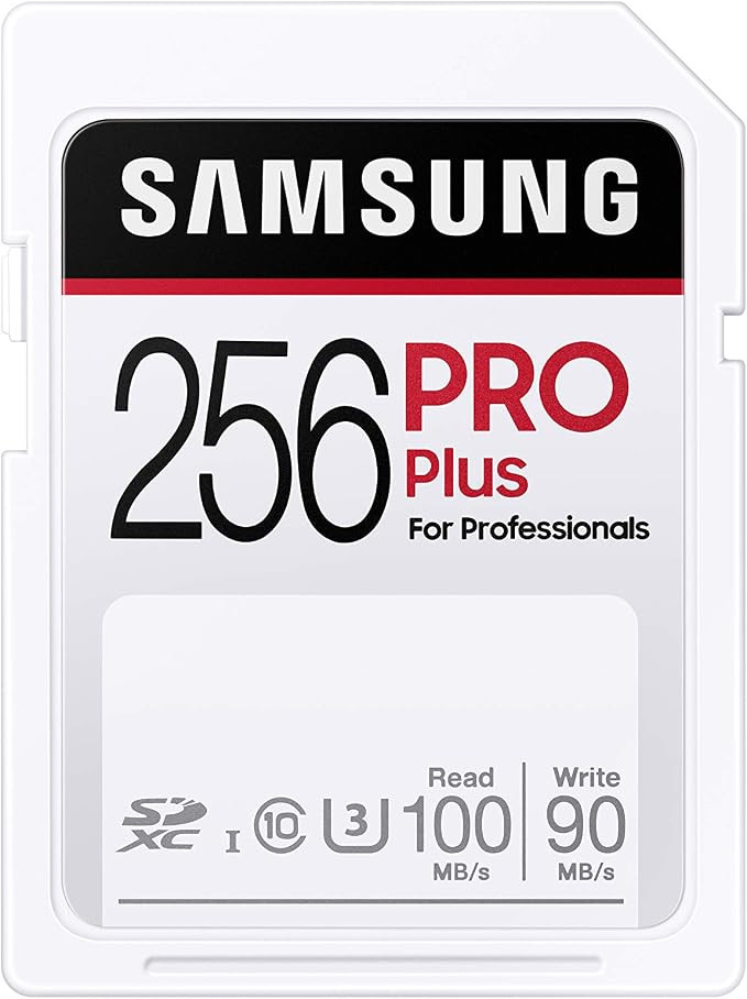 SAMSUNG PRO Plus SDXC 256GB Full Size SD Memory Card w/Adapter, Supports 4K UHD Video, Storage Ex... | Amazon (US)