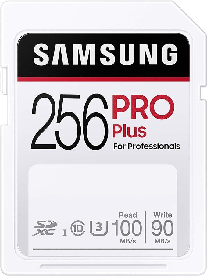 SAMSUNG PRO Plus SDXC 256GB Full Size SD Memory Card w/Adapter, Supports 4K UHD Video, Storage Ex... | Amazon (US)