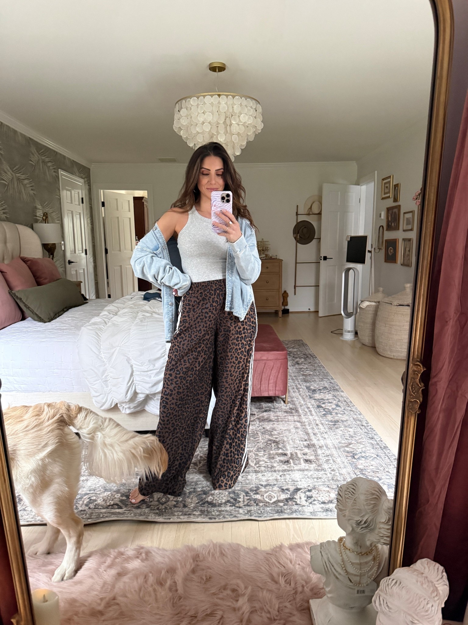 OOTD ✨ Oversized denim shirt is OLD so I’m linking similar from @Aritzia , the tank is the viral Amazon built-in bra one and I’m obsessed 🤩 pants are Adidas and selling out fast!

#LTKootd #LTKSeasonal #LTKOver40