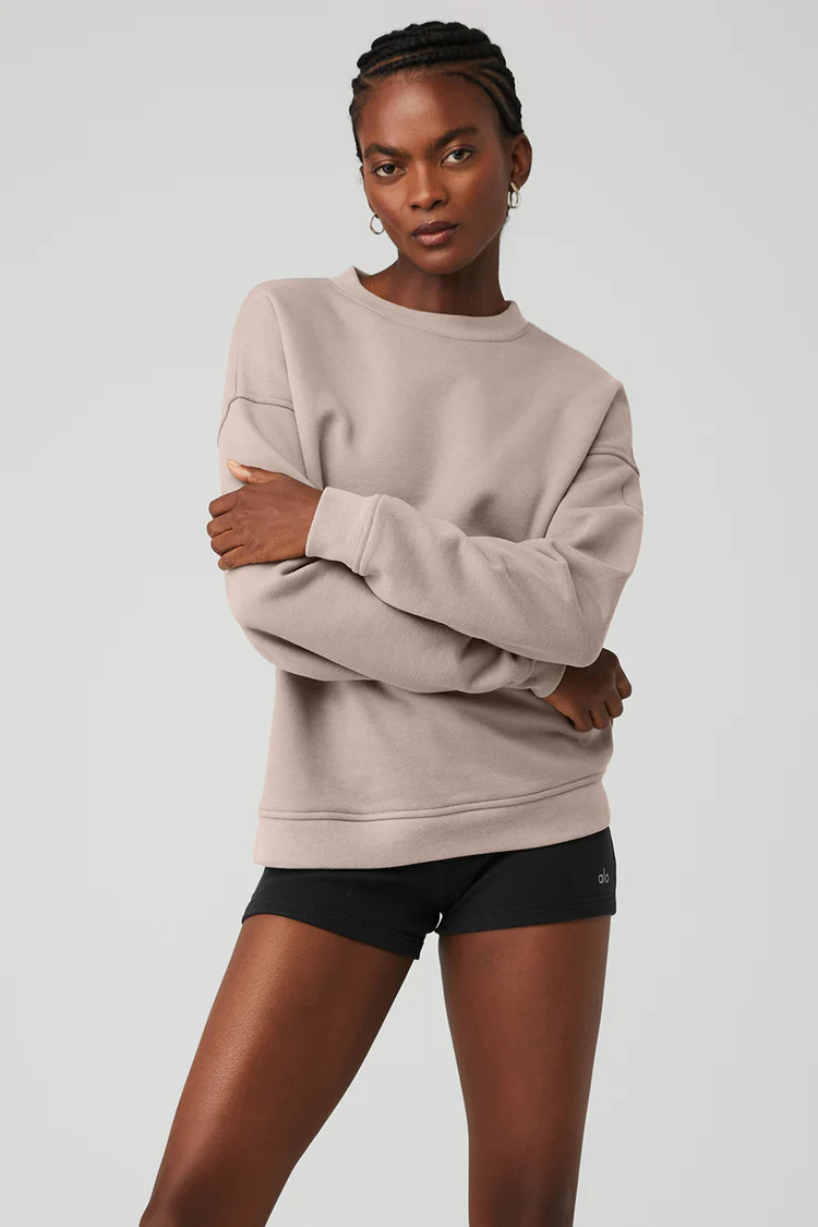 Renown Heavy Weight Crew Neck Pullover | Alo Yoga (US)
