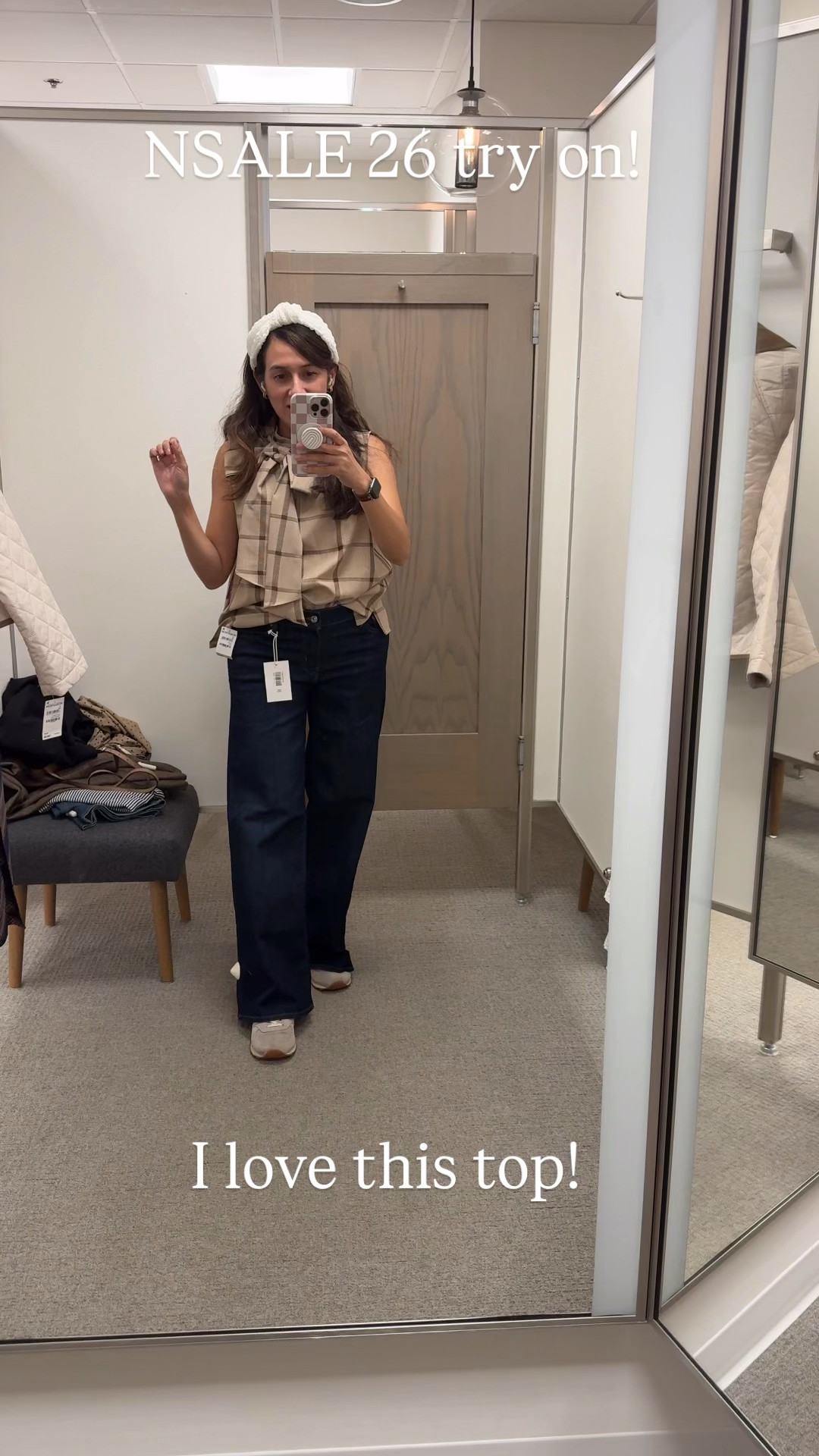 Nordstrom Anniversary Sale try on!! 

A classic bow-neck blouse paired with dark wash wide-leg jeans is the kind of timeless combination you’ll wear on repeat all fall. Okay, 
I am not a fan of the low rise jeans, so I’m gonna put those back, but this top is a statement.
It’s polished enough for the office, chic enough for date night, and effortless enough for everyday style.

If you’re building a fall capsule wardrobe, don’t overlook the basics.

Save for NSALE shopping day!

#LTKOver40 #LTKSaleAlert #LTKSeasonal