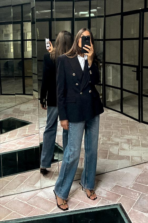 TAILORED DOUBLE BREASTED BLAZER | Zara US