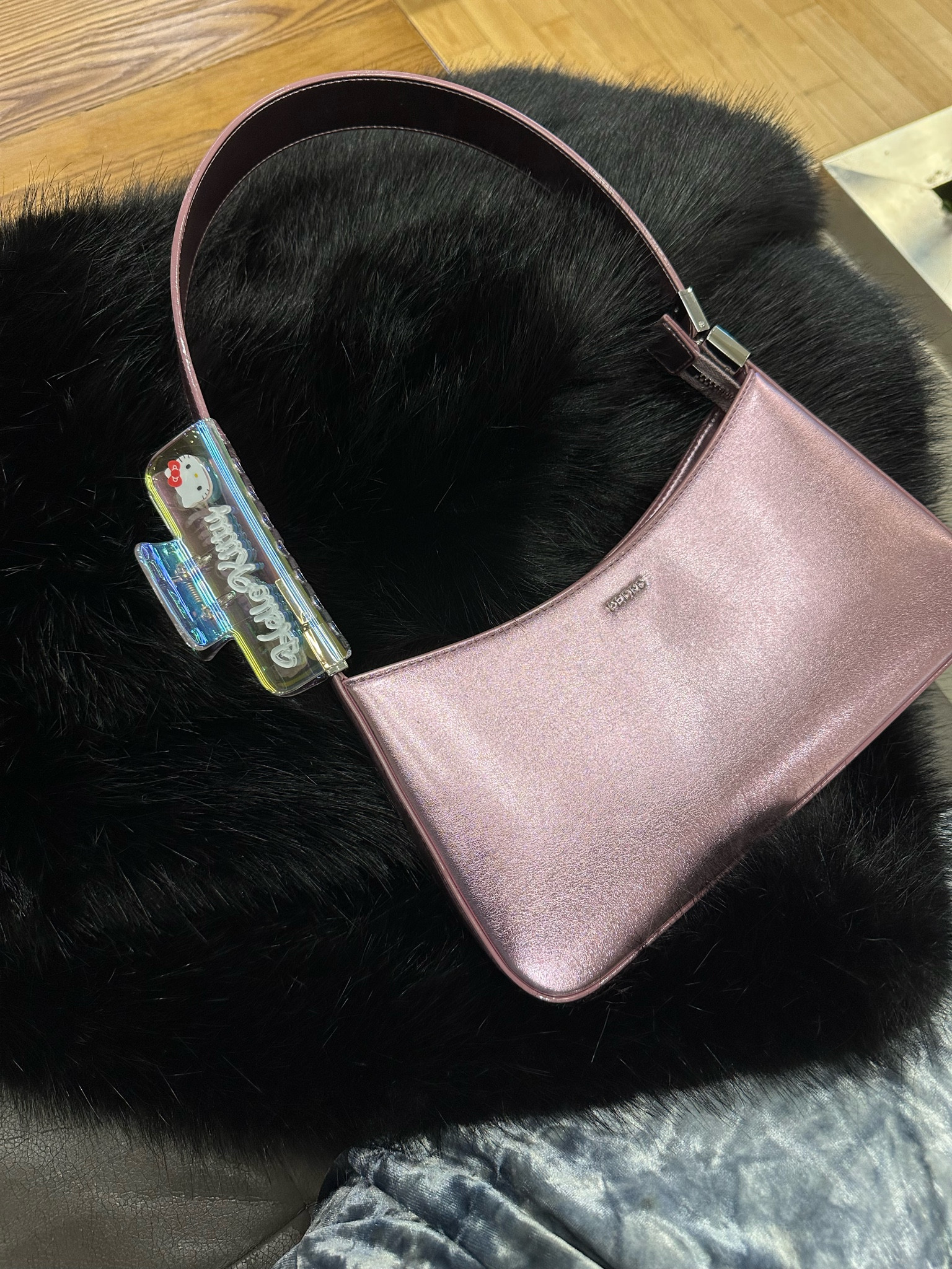 PEDRO: Jatte bag - Metallic Pink