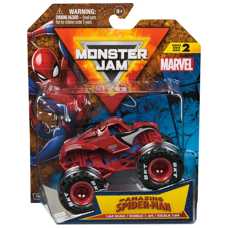 Monster Jam, Marvel Official Spider-Man Monster Truck | Walmart (US)