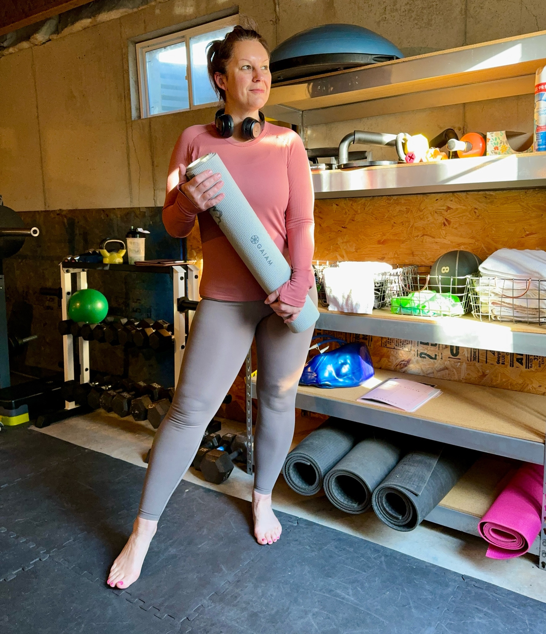 Workout from home with some of my favorite equipment! Gaiam yoga mat. Amazon fitness. Home fitness  

#LTKfitness #LTKmidsize #LTKover40