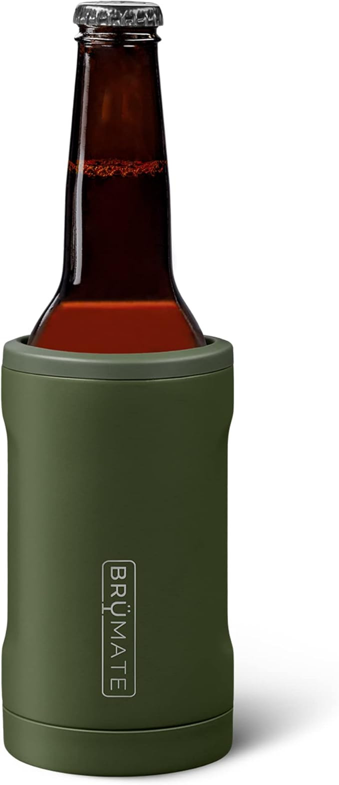 BrüMate Hopsulator Bott'l Insulated Bottle Cooler for Standard 12oz Glass Bottles | Glass Bottle... | Amazon (US)