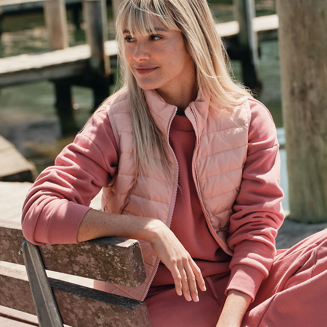 Women's Wanderweight Packable Down Vest | Lands' End (US)