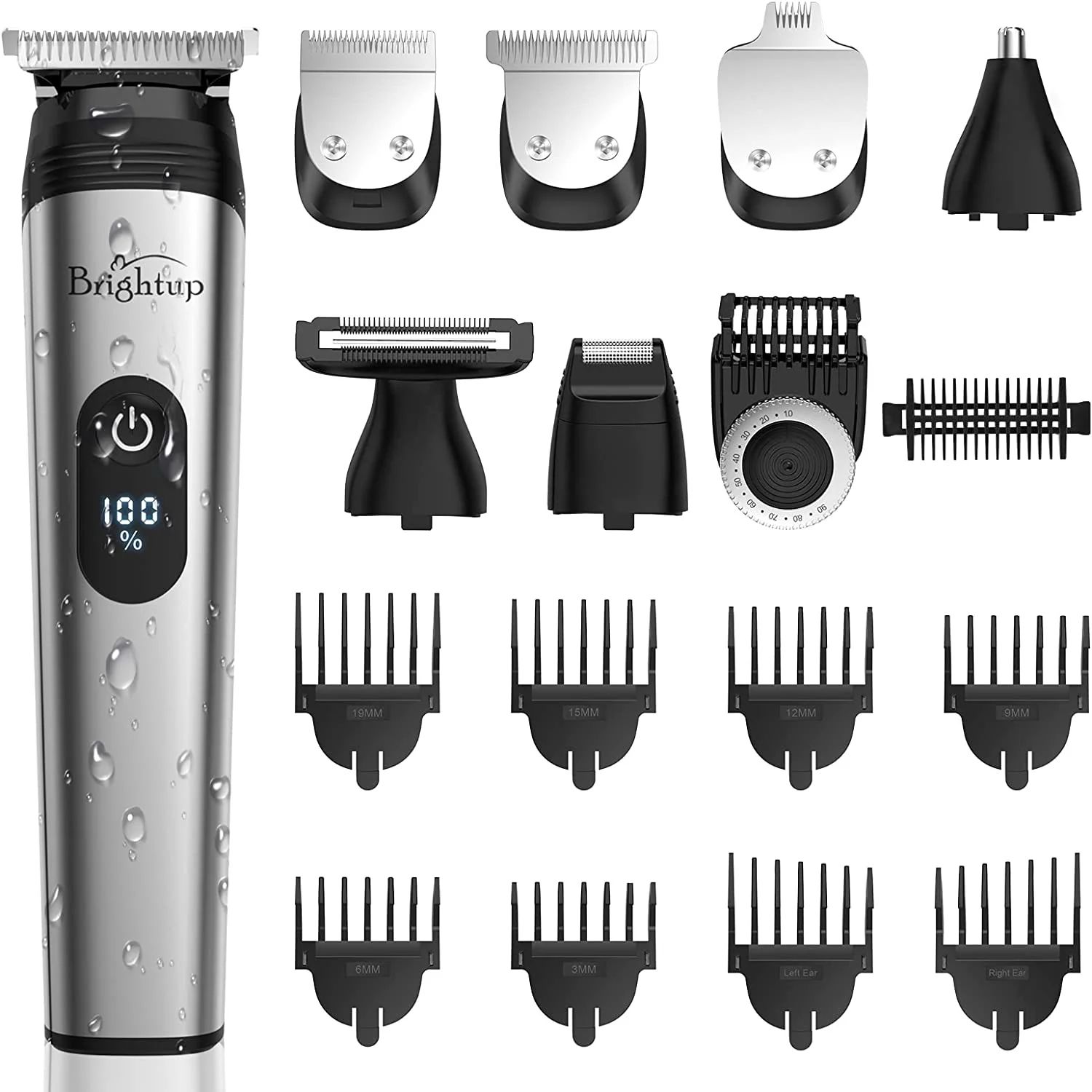 Hair Clippers for Men, 22-In-1 Professional Hair Trimmers Kit, IPX7 Waterproof, USB Rechargeable ... | Walmart (US)