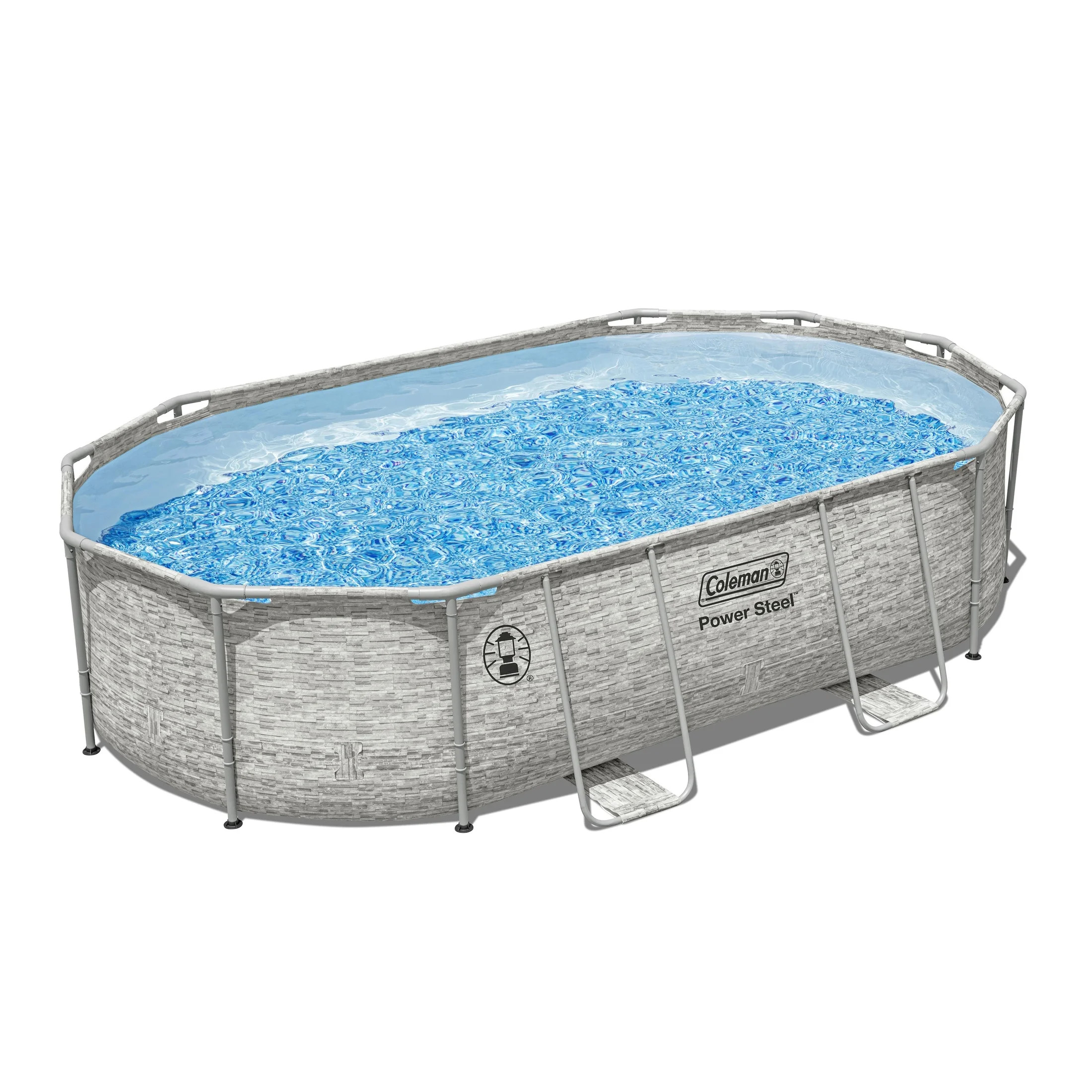 Coleman Power Steel 16' x 10' x 42" Oval Above Ground Pool Set | Walmart (US)