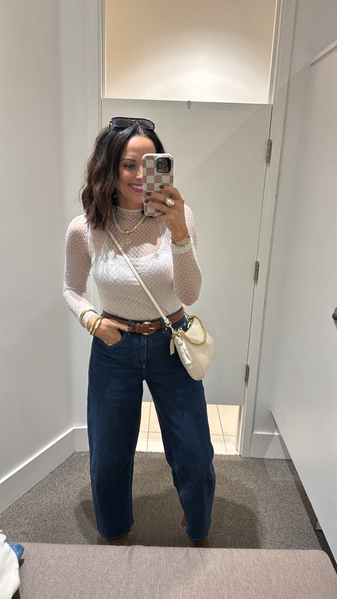 Y’all this look is a 10!!! Love the long sleeve lace too styled with barrel jeans, it’s a simple yet stylish outfit that looks so put together 🤩
Guys, the top and jeans are both 40% off!!

Neutral outfit, fall fashion, lace top, chic style, Loft, VintagePickin

#LTKSaleAlert #LTKFindsUnder50 #LTKootd