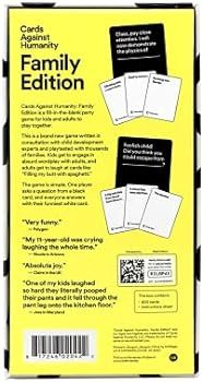 Cards Against Humanity: Family Edition • The Actual Official Family Edition of CAH • Ages 8+ | Amazon (US)