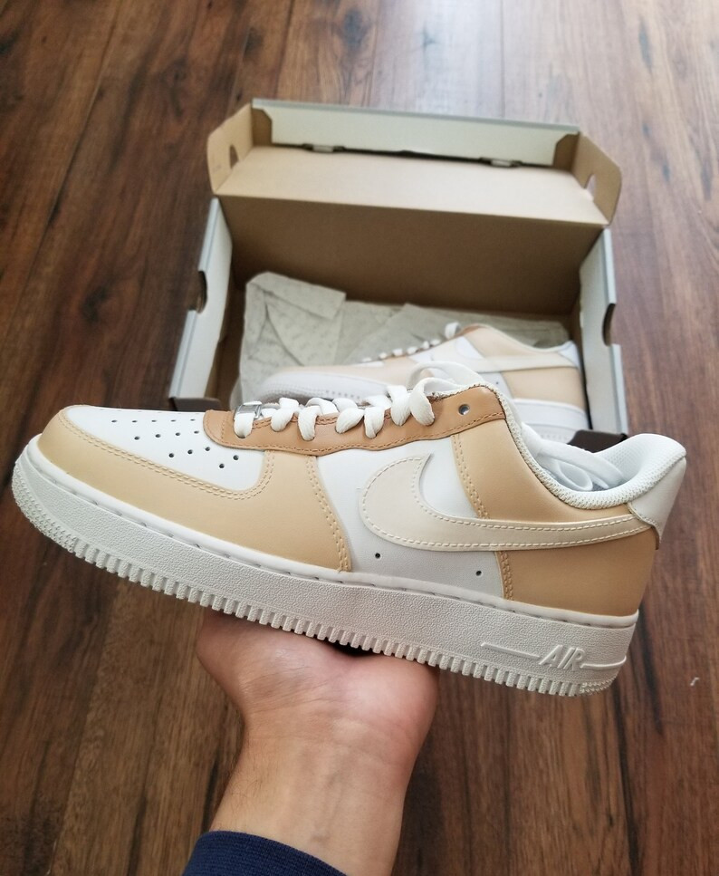 Custom Beige Earth Tone Nike Air Force 1 | Etsy | Etsy (US)