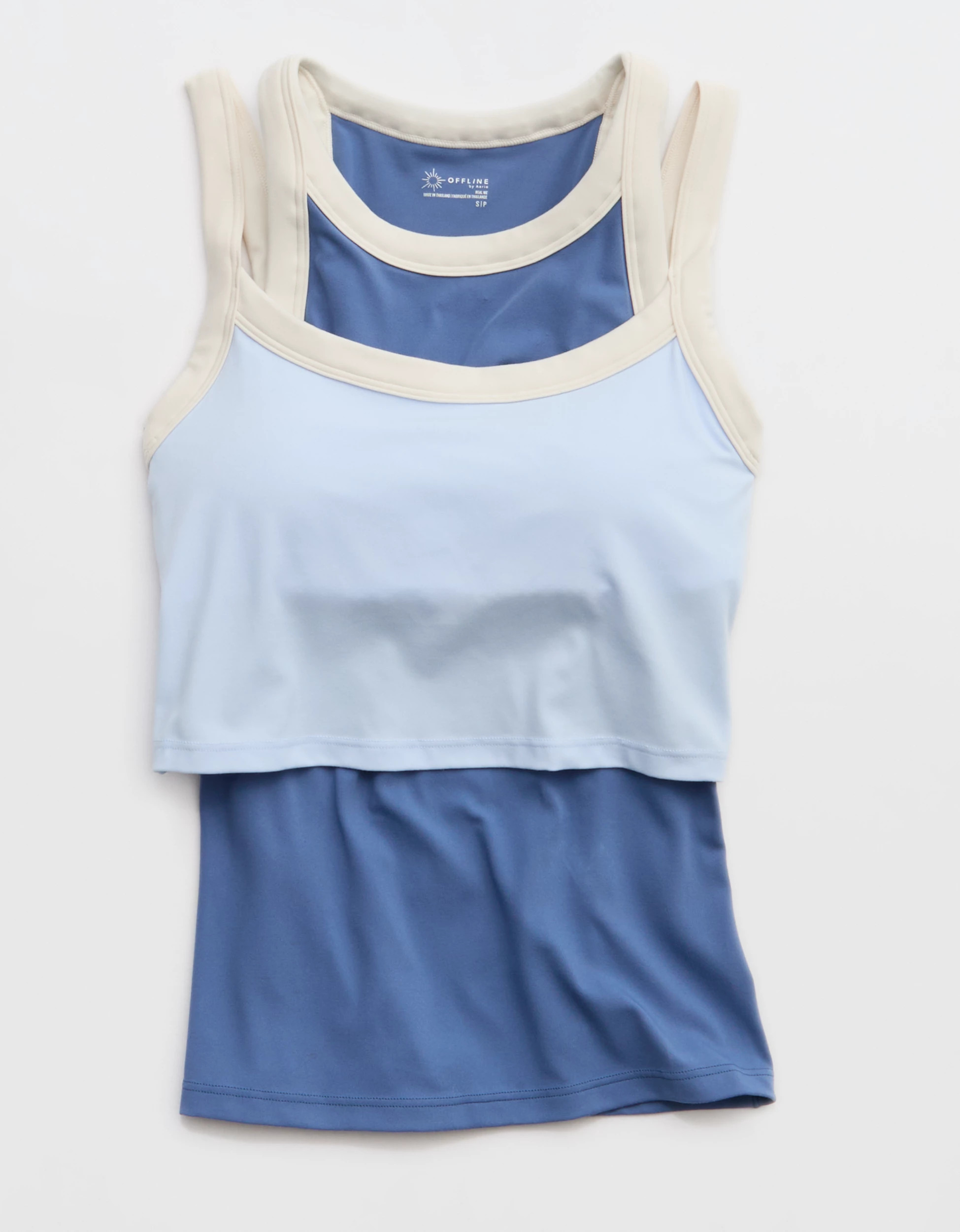 Offline By Aerie Real Me Low Key Ringer Longline Sports Bra | Aerie