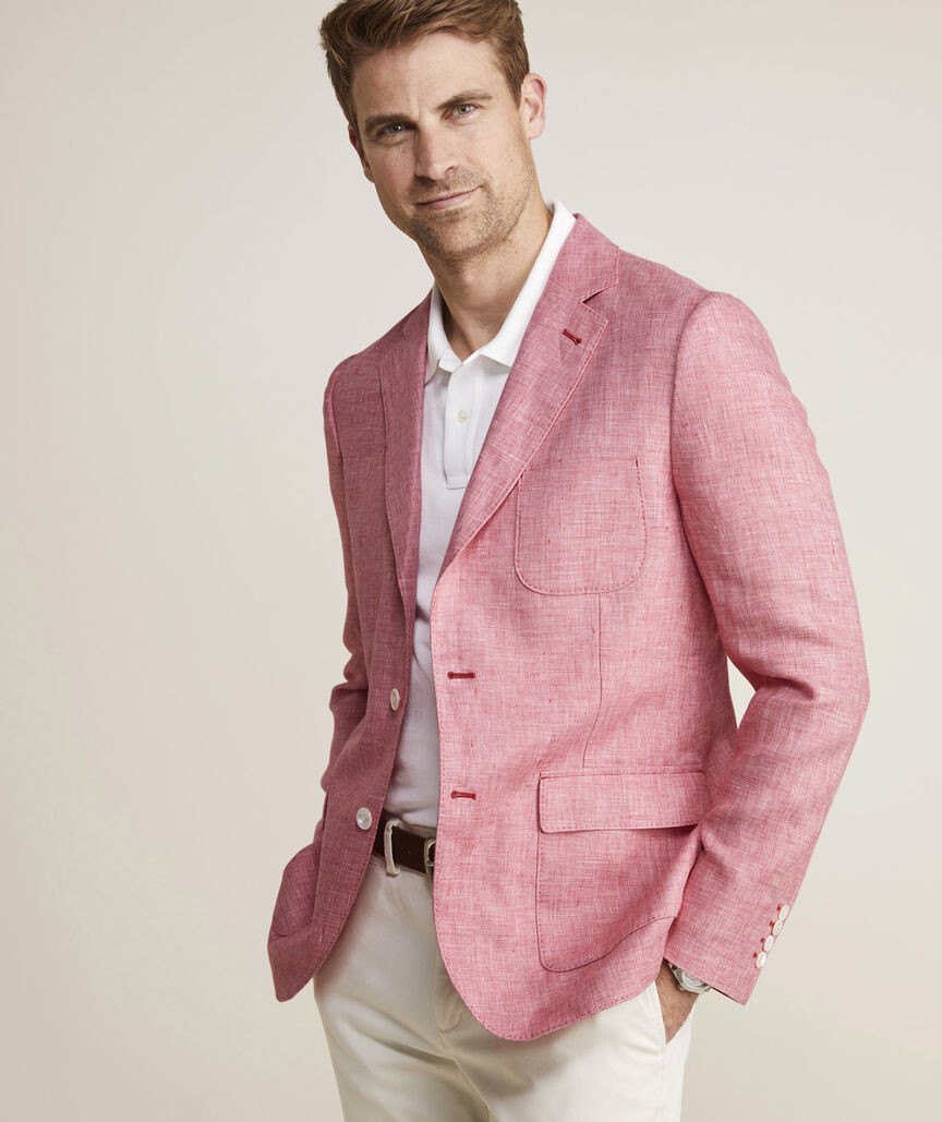 Linen Textured Blazer | vineyard vines