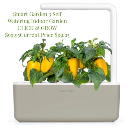 Smart Garden 3 Self Watering Indoor Garden
CLICK & GROW
$99.95 #giftsforhim #giftsforher #plants #kitchengadgets #homegarden #gardening #housewarminggift

#LTKGiftGuide #LTKhome #LTKunder100