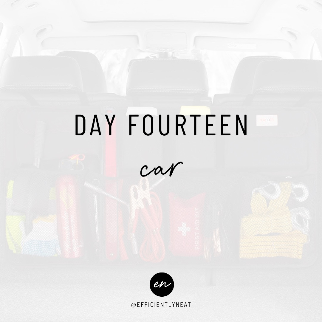 Whoo hoo its Day 14 🚙 CAR 🚙

👉🏼 Give yourself 15 minutes to do a quick car decluttering! Swipe through to see tips & a few of my favorite car organizers✨

☀️Its going to be 60 degrees in KC today!! Reward yourself & take your car for a much needed carwash… even splurge & let them vacuum it out for you - you deserve it ❤️

#LTKtravel #LTKfamily #LTKfindsunder50