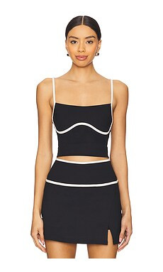 WellBeing + BeingWell FlowWell Ivy Tank in Black & White from Revolve.com | Revolve Clothing (Global)