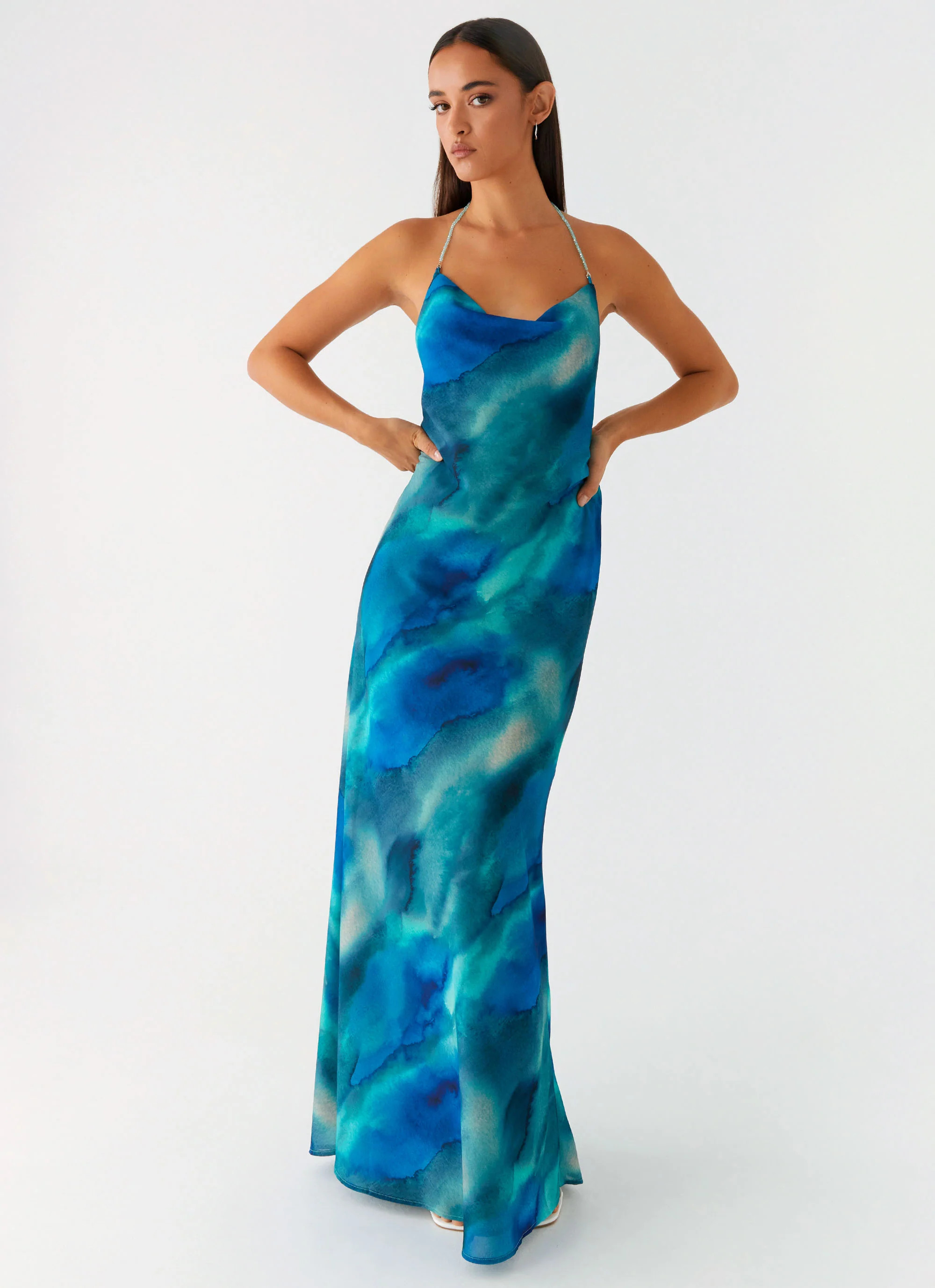 Journey Maxi Dress - Blue Tie Dye | Peppermayo (Global)