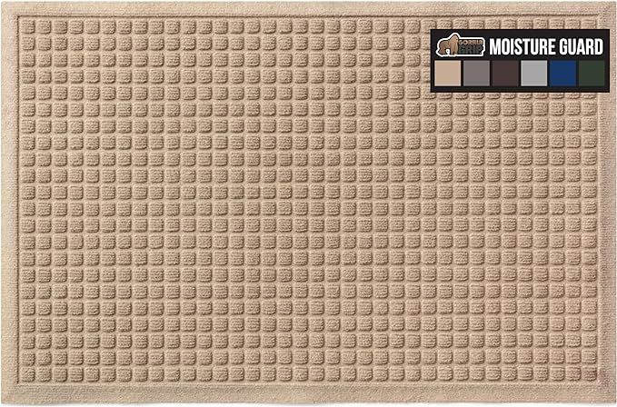 Gorilla Grip Ultra Absorbent Moisture Guard Doormat, Absorbs Up to 1.7 Cups of Water, Stain and F... | Amazon (US)