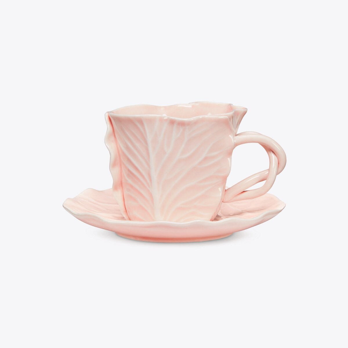 LETTUCE WARE CUP AND SAUCER SET OF TWO | Tory Burch (US)