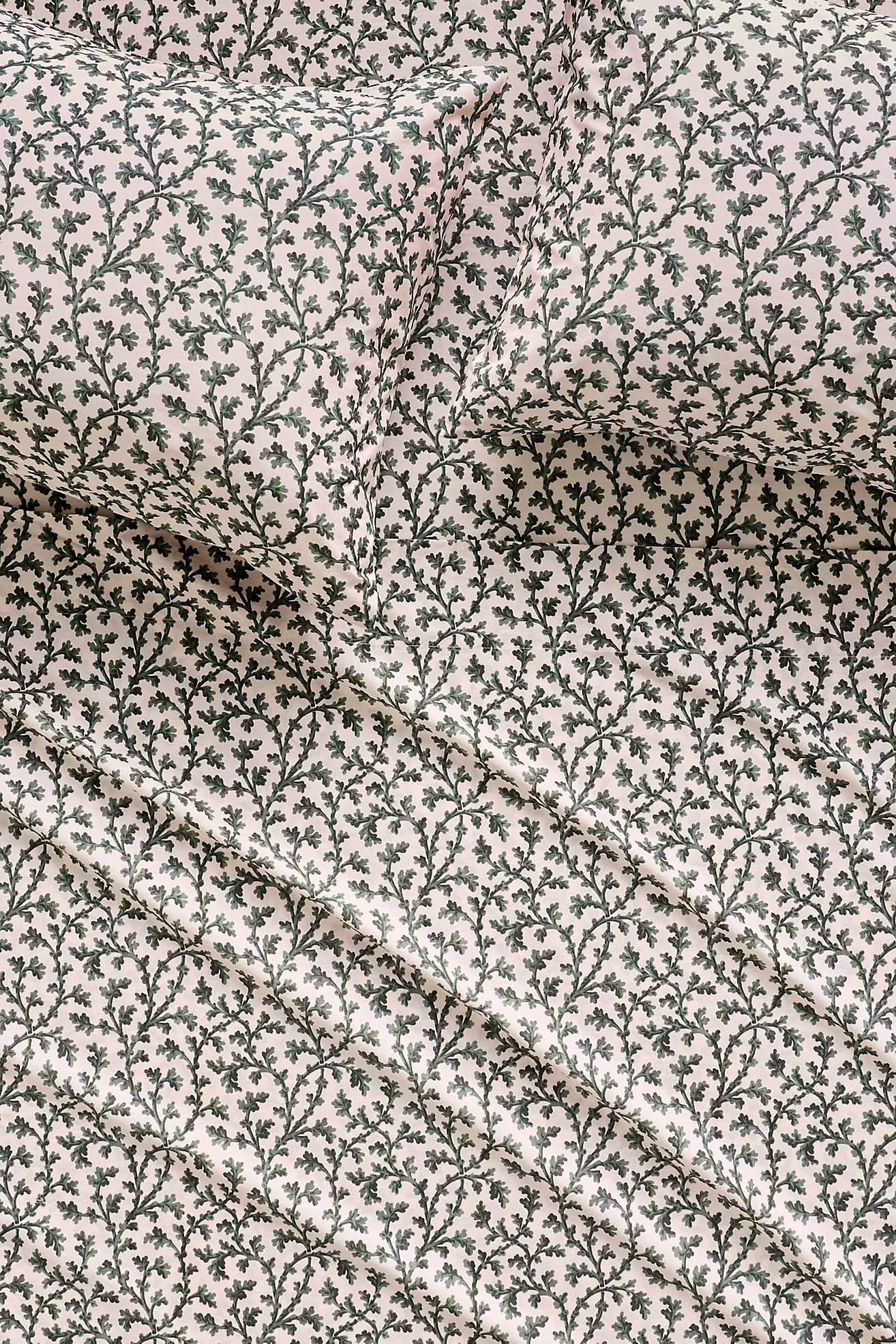 Organic Cotton Percale Printed Sheet Set | Anthropologie (US)