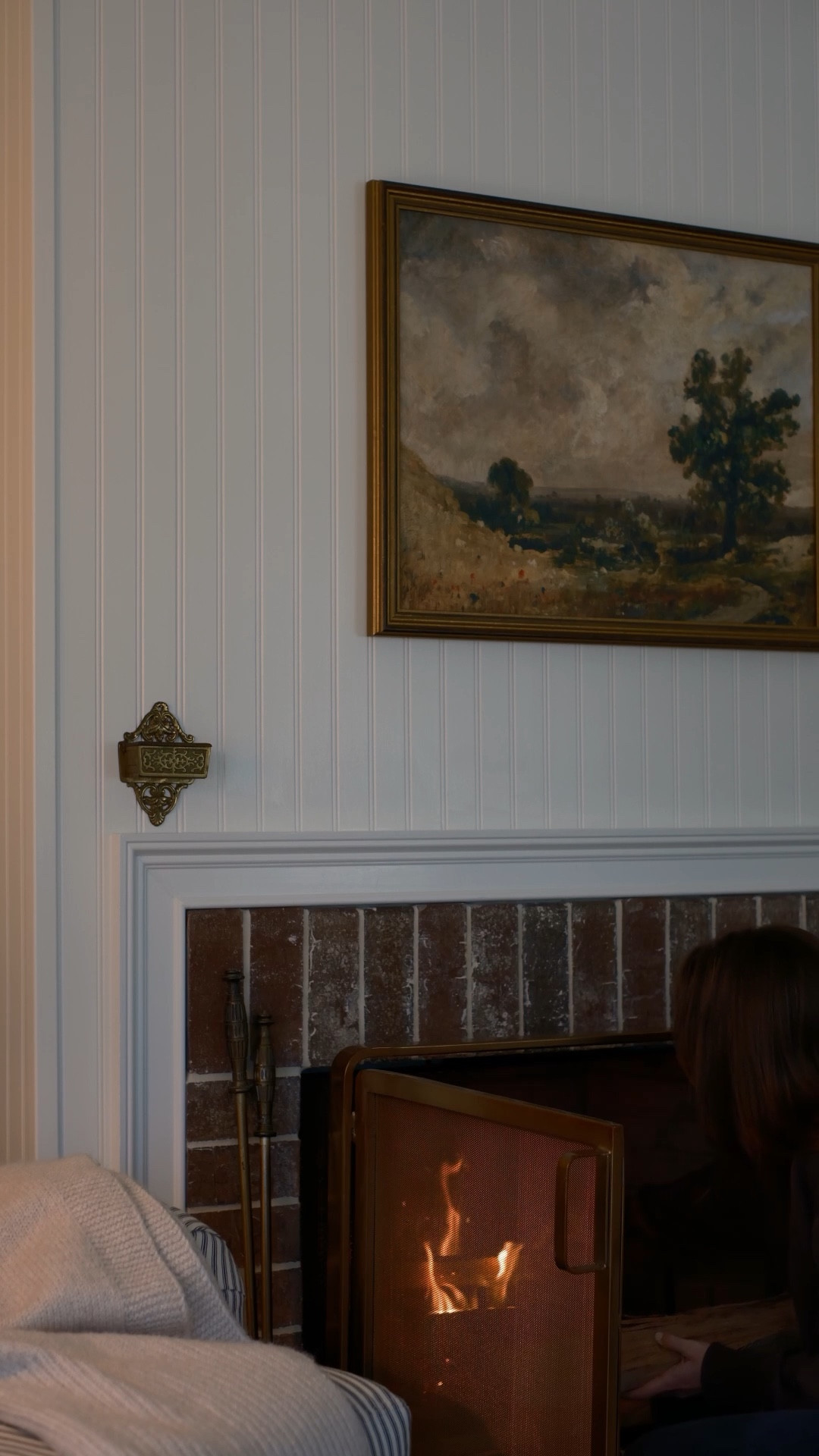 Cozy fireplace in the bedroom, cottage bedroom 

#LTKHome