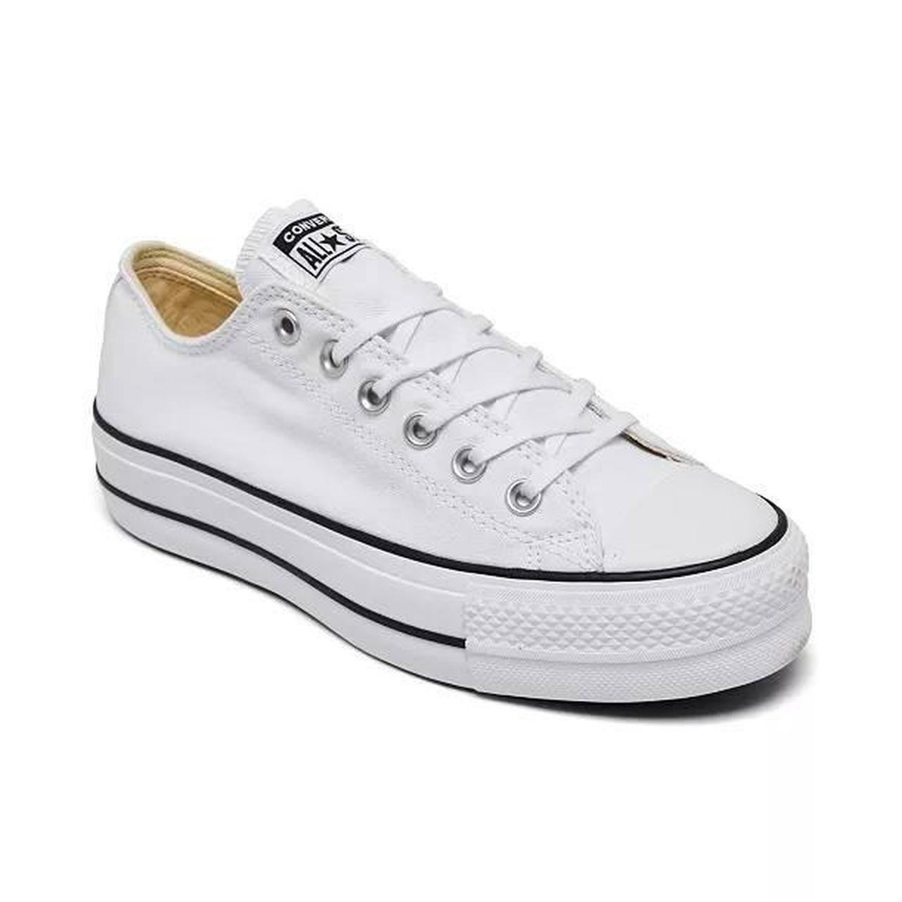 Converse Women's Ballet shoes - White - US 4 | Depop US