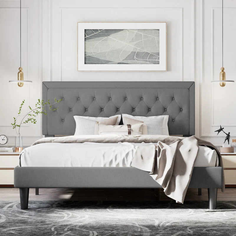 Hegg Tufted Upholstered Platform Bed | Wayfair North America