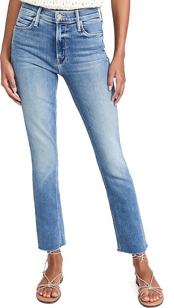 Mid Rise Dazzler Ankle Fray Jeans | Shopbop