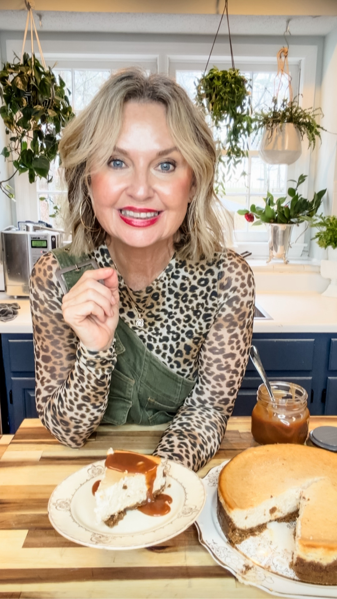 Winter Spice Cheesecake 🤍
A cozy, from-scratch cheesecake with a gingersnap crust, warm winter spices, and a silky bourbon caramel made with Carnation evaporated milk.

Creamy, not overly sweet, and perfect for holidays, dinner parties, or anytime you want a classic homemade cheesecake that feels special but approachable.

👇 Condensed recipe 👇

Crust
• Gingersnap crumbs + butter + brown sugar
Bake 350° | 8–10 min

Filling
• Cream cheese
• Sugar
• Eggs
• Carnation evaporated milk
• Sour cream
• Vanilla
• Cinnamon + nutmeg + pinch cloves

Bake in water bath 325° | 60–70 min (center should jiggle).
Cool, then chill overnight.

Bourbon Caramel
• Sugar + water (cook to amber)
• Butter
• Carnation evaporated milk
• Bourbon + vanilla + salt

DM me for the full recipe 🤎
Tagging the ingredients + tools I used 🤍

#carnationnation #southernrootsmodernplates #livingthedash #homemadecheesecake #southerndesserts #winterdesserts #bakingfromscratch #ltkfood #ltkhome

#LTKfoodie #LTKootd #LTKHome