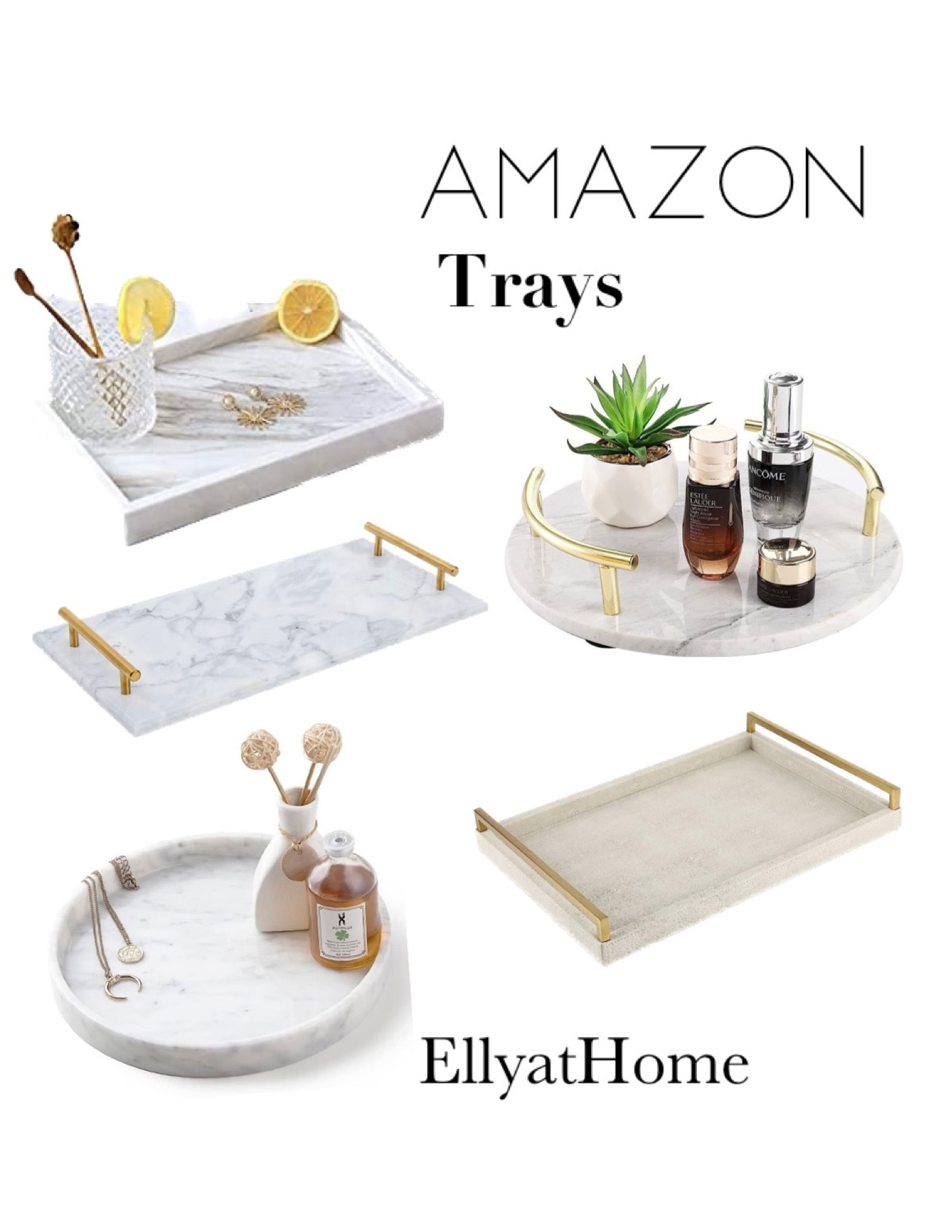 Favorite Amazon trays under $50! Marble trays for serving and styling. Home decor accessories. Free shipping. 

#LTKhome #LTKxPrimeDay #LTKunder50