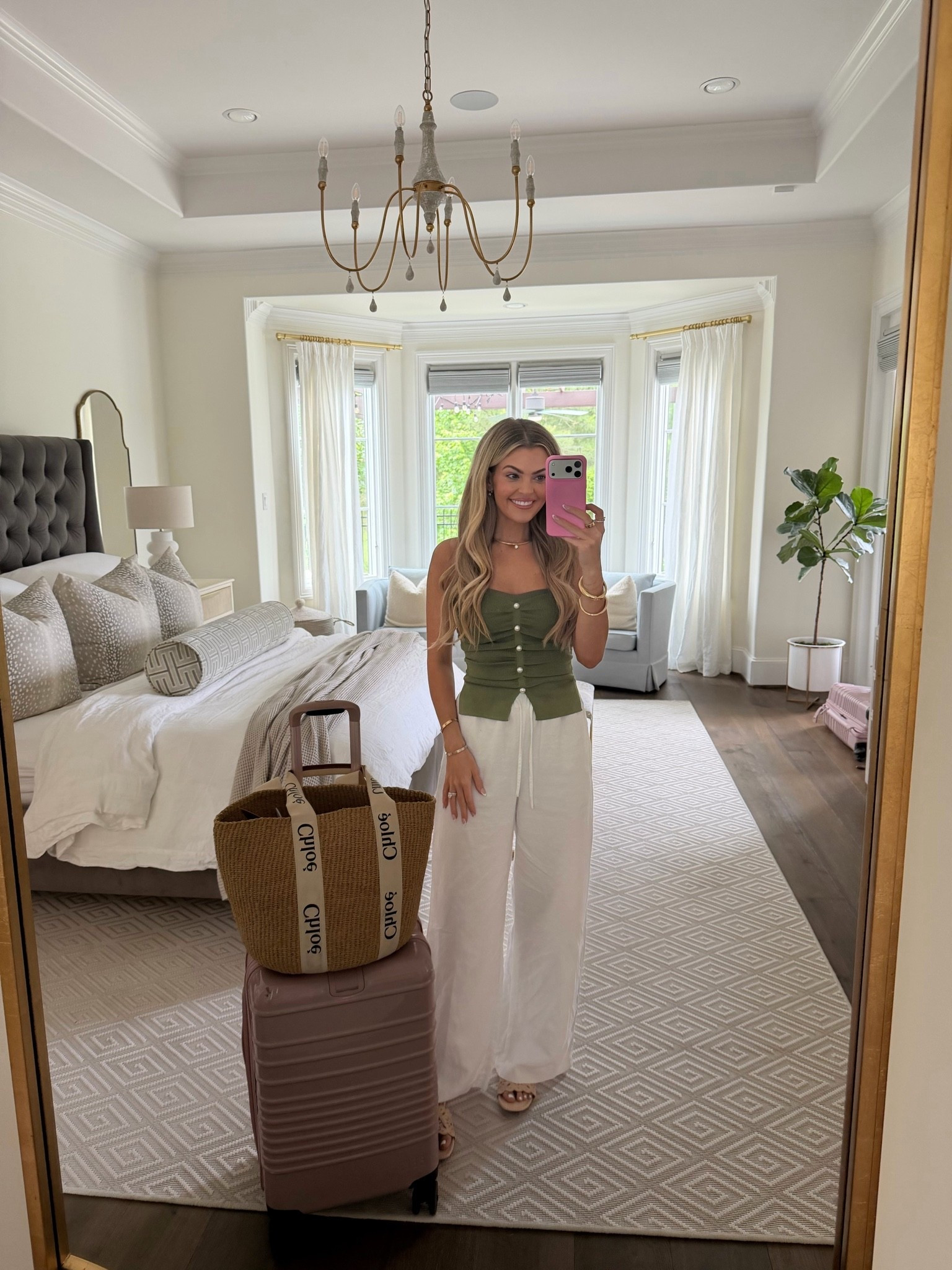 travel outfit to cabo! (wearing size small in top and pants. pants aren’t see-through at all 🙌🏼)

electric picks code: JESS20

luggage, linen pants, aritzia, cute top, summer outfit, comfy outfit

#LTKootd #LTKTravel #LTKSeasonal