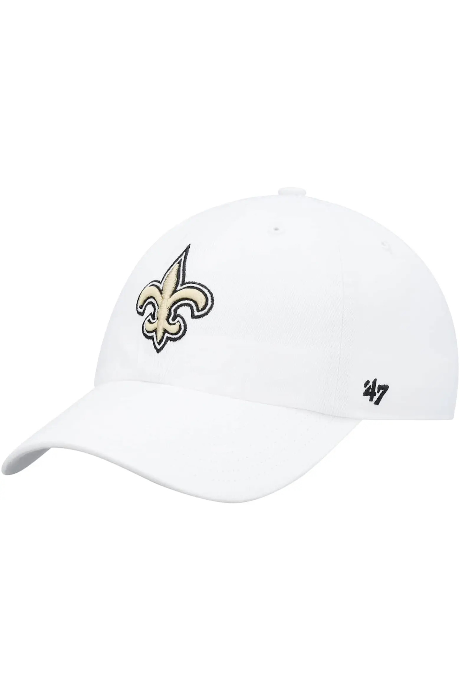 Men's '47 White New Orleans Saints Logo Clean Up Adjustable Hat (Men) | Nordstrom | Nordstrom