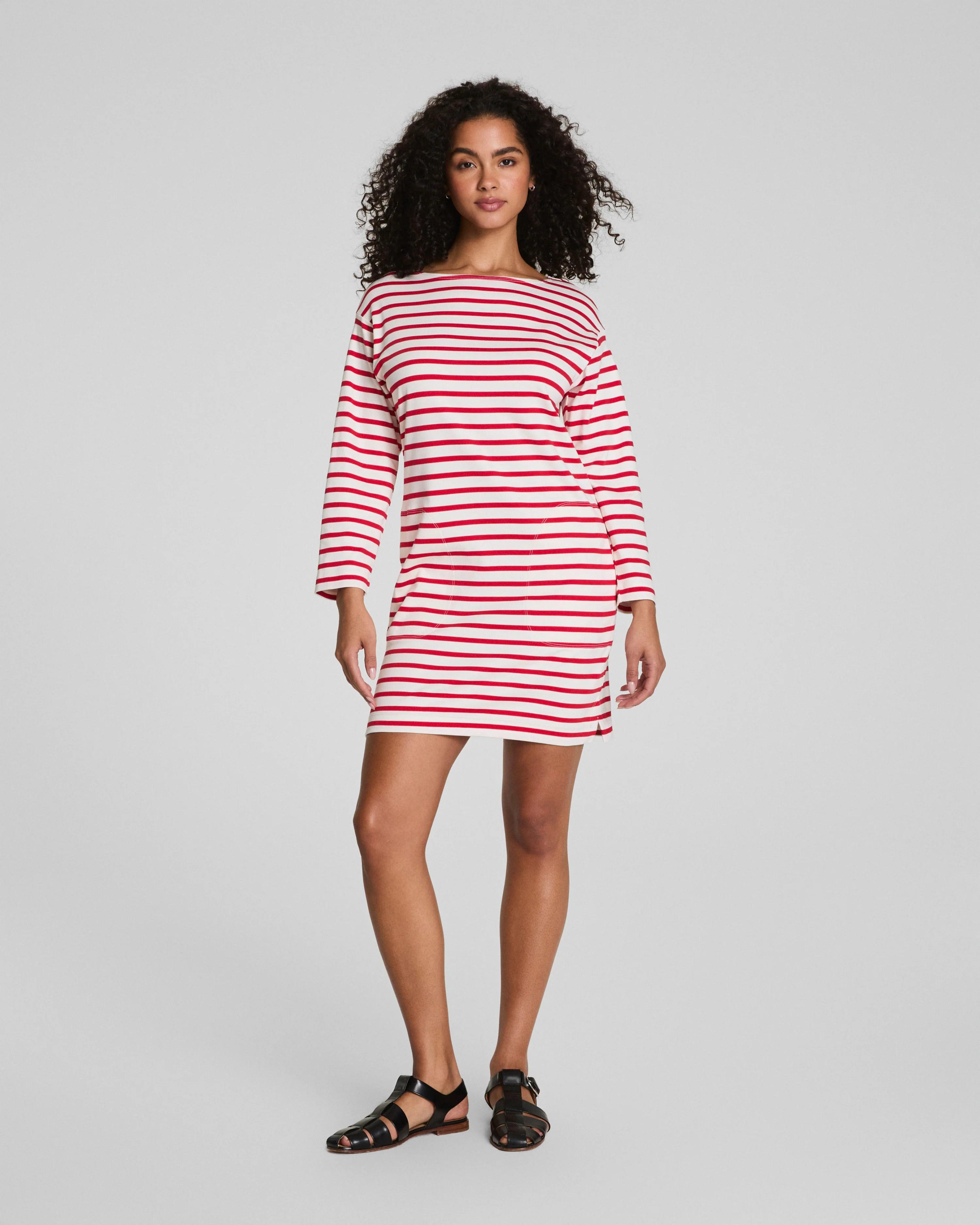 SPANX® Cotton Boatneck Mini Dress | Spanx