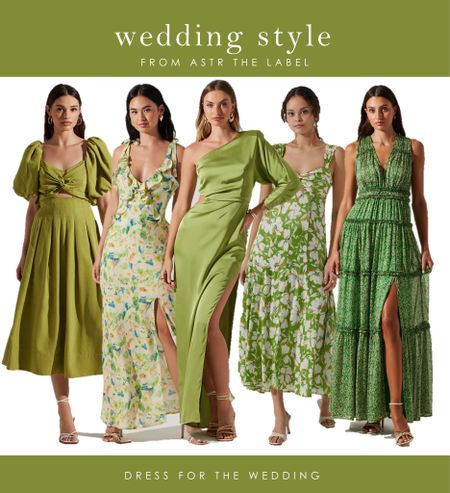 Green dresses for wedding guests! Follow Dress for the Wedding on LiketoKnow.it for more wedding guest dress ideas, midi dresses, maxi dresses, spring dresses, bridesmaid dresses, wedding dresses, and mother of the bride dresses. 

#LTKwedding #LTKSeasonal #LTKmidsize