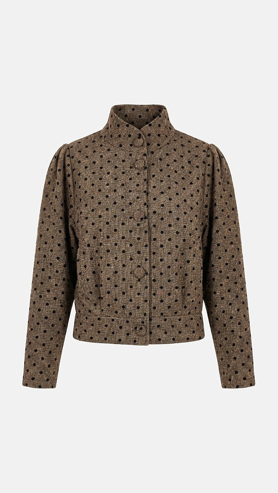 Line & Dot Millie Jacket Brown Multi L | Shopbop
