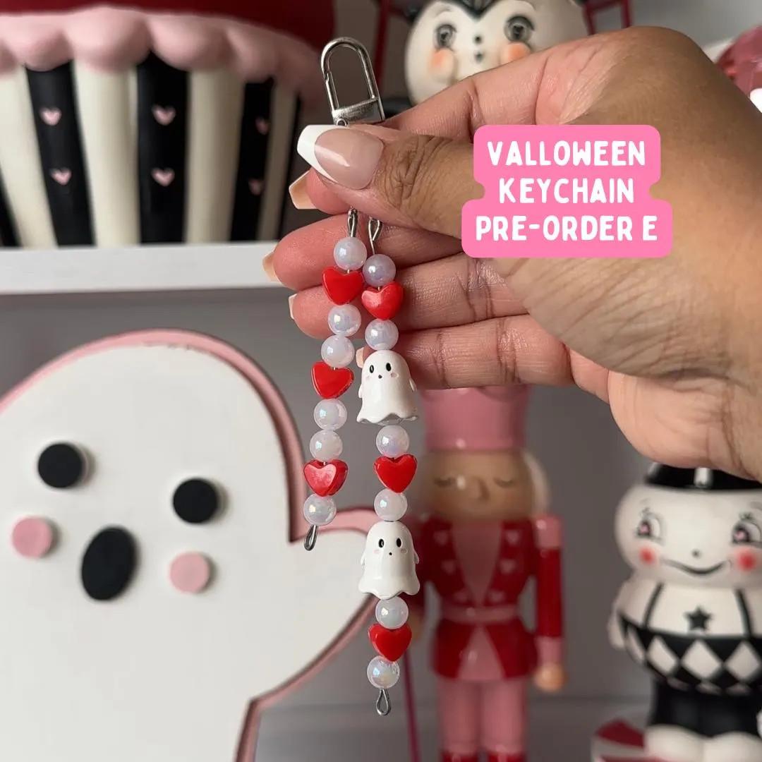 Valloween Ghost Keychain Pre-order E - Etsy | Etsy (US)