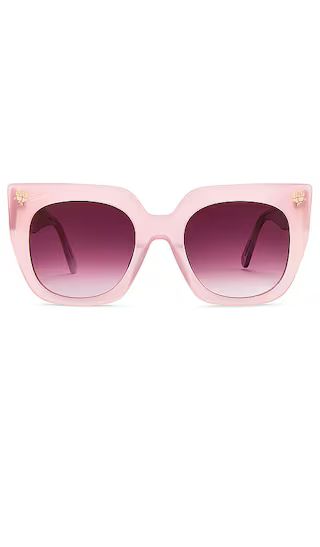 Triana Square Sunglasses in Pink Parfait | Revolve Clothing (Global)