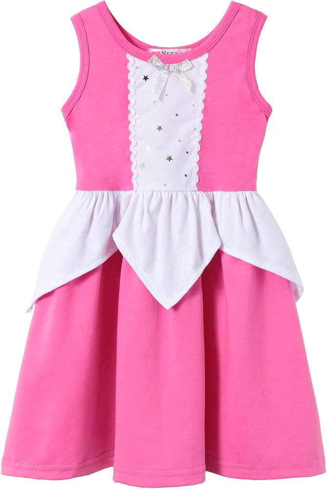 Cotton Baby Girl Clothes Summer Little Princess Toddler Kids Party Tutu Dresses | Amazon (US)